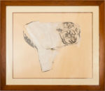Carlo Ramous dipinto 1964 senzatitolo 43x52