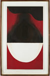 Carlo Ramous dipinto 1969 senzatitolo 83x47