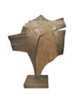 Carlo Ramous scultura bronzo 1960 lacerazione h97x75x27