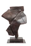 Carlo Ramous scultura bronzo 1963 frantumazione n.2 h57x60x14