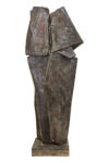 Carlo Ramous scultura bronzo 1963 frantumazione n.3 h109x45x32