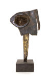 Carlo Ramous scultura bronzo 1964 apertura alla luce h72x36x23