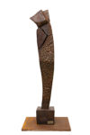 Carlo Ramous scultura bronzo 1964 frantumazione n.4 h102x40x32