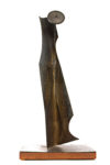 Carlo Ramous scultura ferro 1969 cassandra h83x40x20