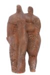 Carlo Ramous scultura terracotta 1957 due figure h61x31x15