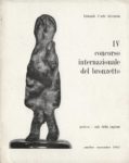 1961 IV concorso internazionale del bronzetto copertina