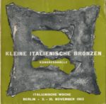 1963 Kleine italienische bronzen copertina
