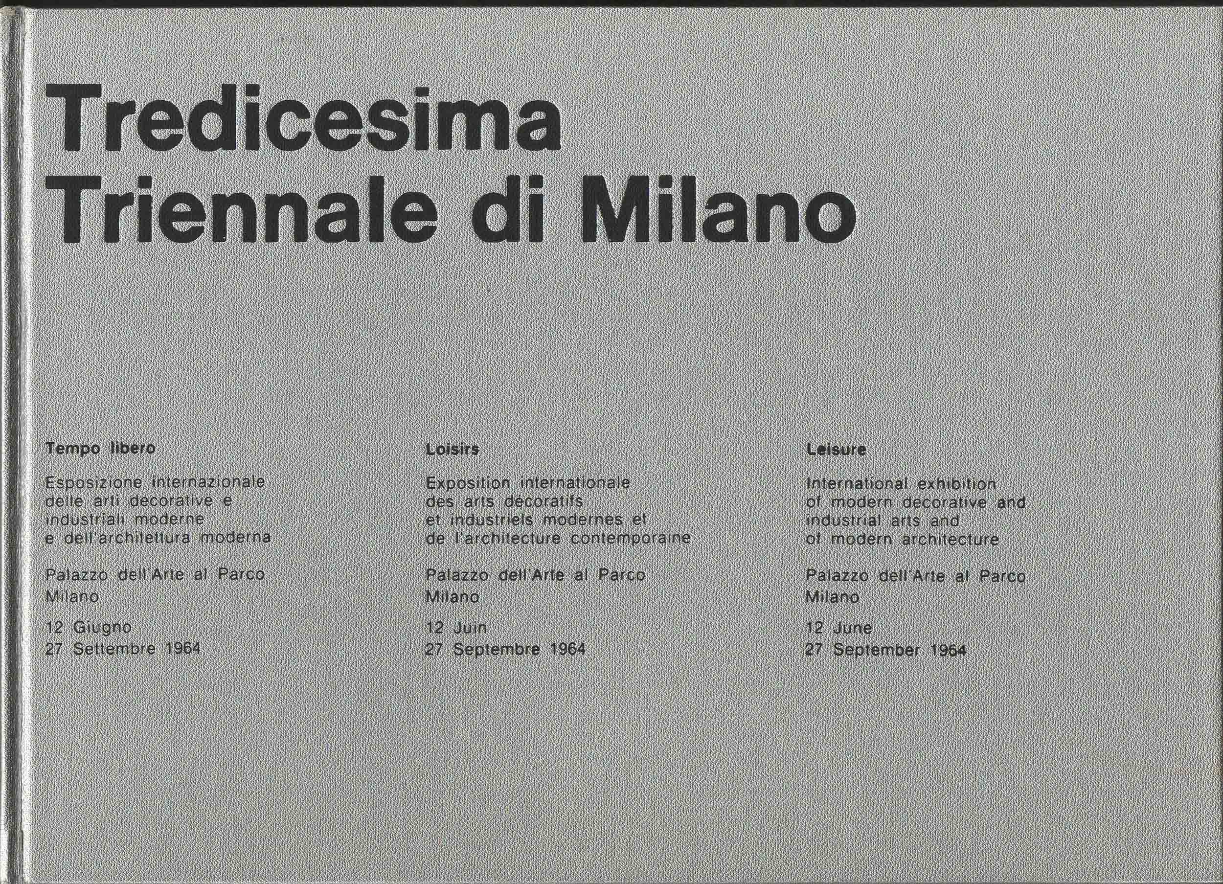 Tredicesima Triennale di Milano