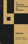 1967 VII Concorso internazionale del bronzetto copertina